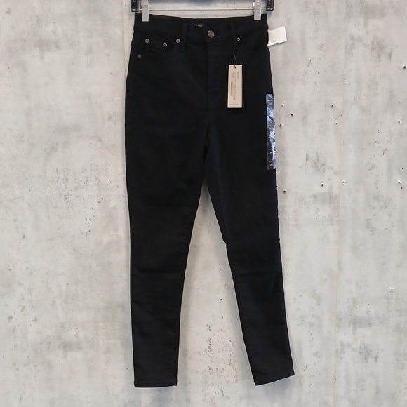 Banana Republic Black Skinny Jeans High-Waisted - Picture 1 of 4